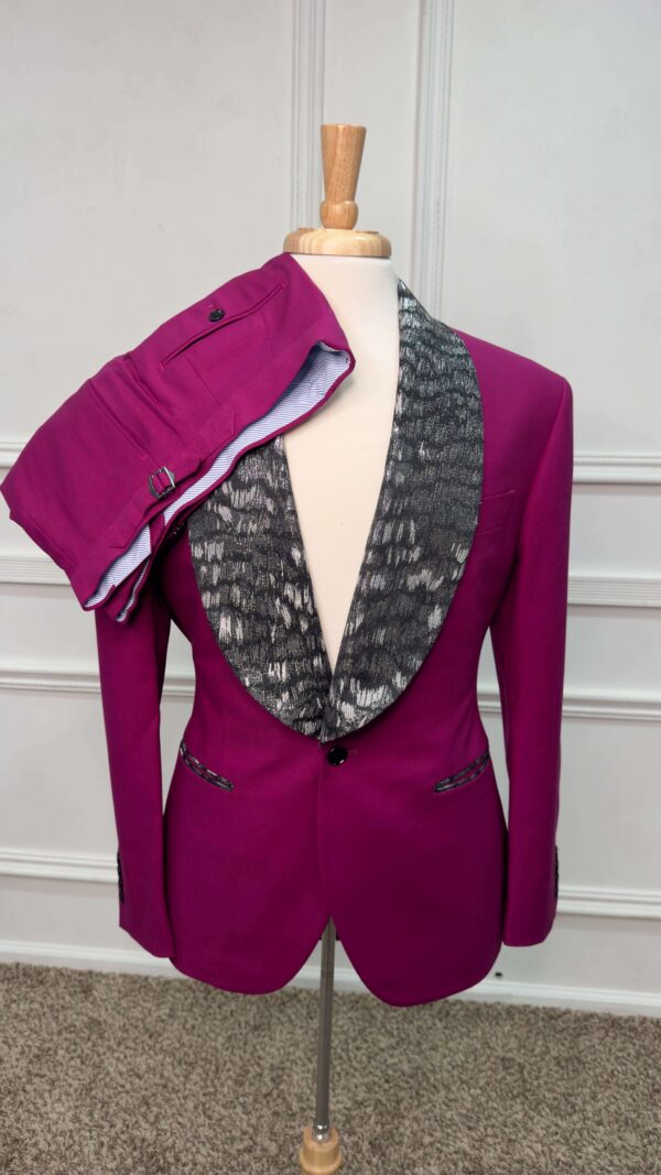 Graphic Print Custom Suit - Image 2