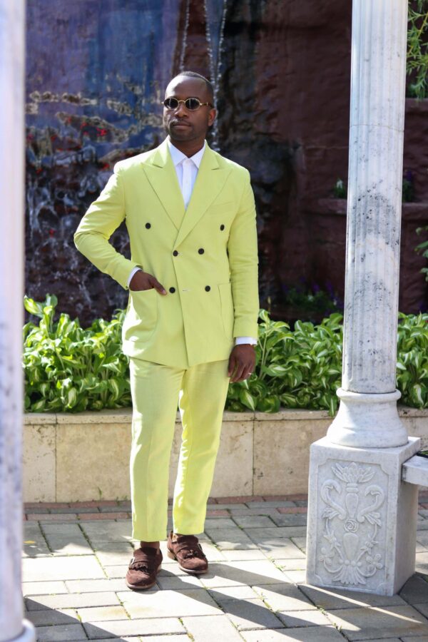Tropical Green  Custom Suit